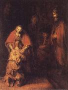 REMBRANDT Harmenszoon van Rijn The Return of the Prodigal Son France oil painting reproduction